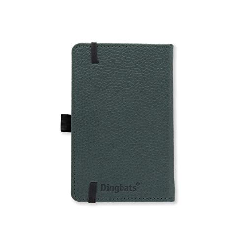 Dingbats A6 Pocket Wildlife Green Deer Notebook - Graphed