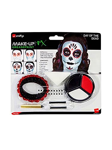 DISBACANAL Kit Maquillaje Calavera Mexicana