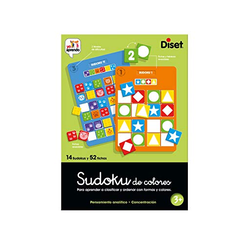 Diset- Sudoku Colors - Juego educativo matemático para niños a partir de 3 años