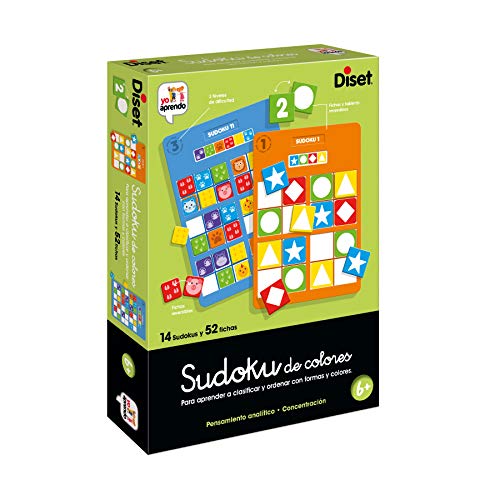 Diset- Sudoku Colors - Juego educativo matemático para niños a partir de 3 años