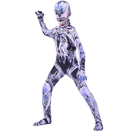 Disfraces Cosplay Veneno De Araña Asombroso El Hombre rol Siameses Fiesta De Halloween Ropa Body Bodies Lycra Zentai Traje De Superhéroe,Colorful-Kids/S(105~115CM)