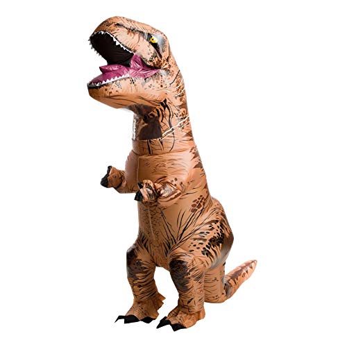 Disfraces inflables Tyrannosaurus Rex Dinosaurio Disfraz Unisex Adultos Niños Disfraz Fiesta de Halloween Fantasía Dinosaurio Traje Blow up (S)