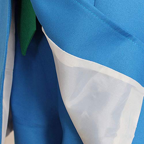 Disfraz de Anime Detective Conan, uniforme escolar azul utilizado para mujeres, Halloween, Navidad, carnaval, fiesta temática, cosplay, Mouri Ran, azul, XL