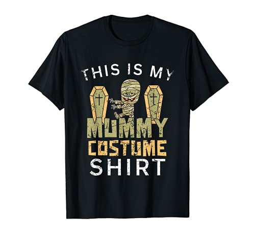 Disfraz de Halloween Este es mi disfraz de momia Camiseta