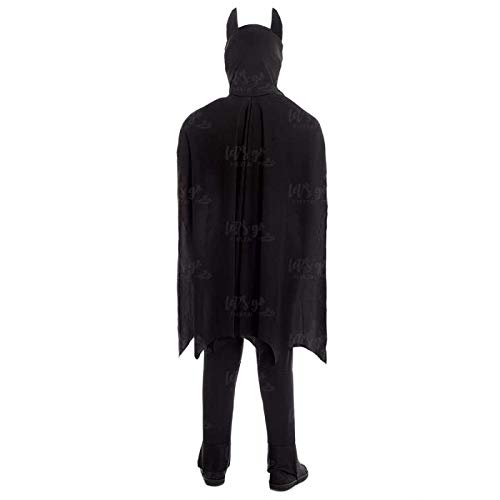 Disfraz Superhéroe Bat Black Niño Murciélago【Tallas Infantiles】[Talla 10-12 años] | Disfraces Niños Superhéroes con Capa Antifaz Cosplay Héroes para Carnaval Halloween Cumpleaños Fiesta Disfraces