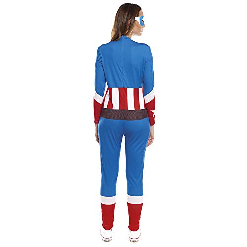 Disfraz Superheroína Star Girl Mujer【Tallas Adulto S a L】[Talla M] | Disfraces Mujer Superhéroes Carnaval Halloween Regalos Chicas Cosplay Cómics