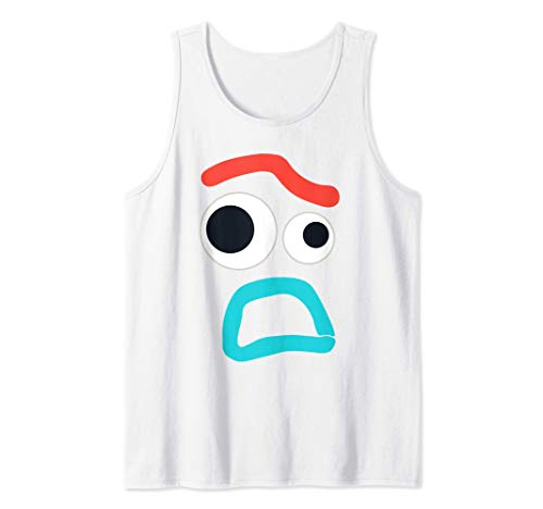 Disney and PIXAR Toy Story 4 Forky Timid Face Costume Camiseta sin Mangas