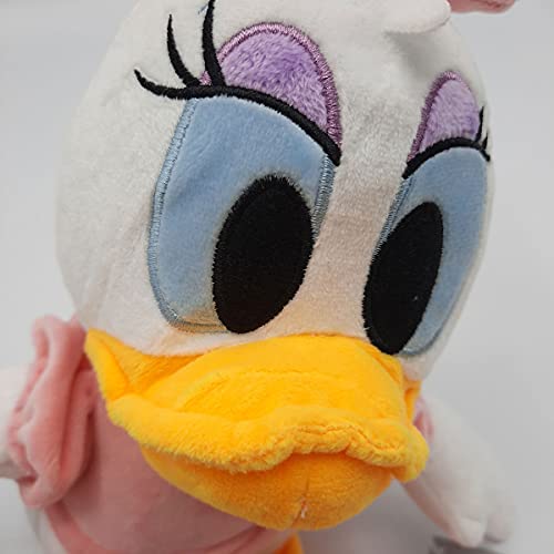 Disney Daisy Duck - Peluche para niños y niñas, 28 cm, extrasuave, lavable, licencia oficial