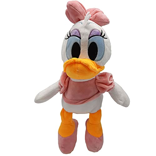 Disney Daisy Duck - Peluche para niños y niñas, 28 cm, extrasuave, lavable, licencia oficial