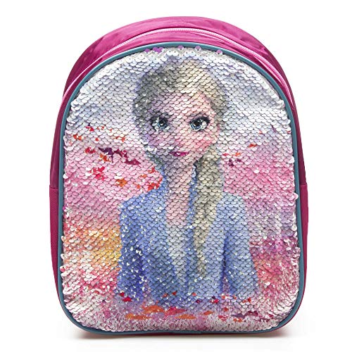 Disney Frozen 2 Mochila con lentejuelas 24 cm Reversible Anna