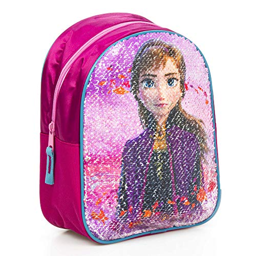 Disney Frozen 2 Mochila con lentejuelas 24 cm Reversible Anna