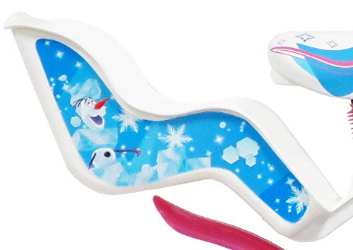 Disney Frozen Ice Look Bicicleta, Niñas, Azul-Blanco-Fucsia, 14" (35,5 cm)