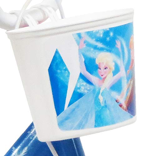 Disney Frozen Ice Look Bicicleta, Niñas, Azul-Blanco-Fucsia, 14" (35,5 cm)