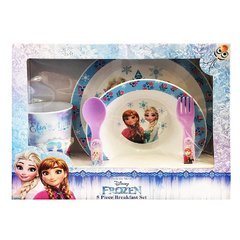 Disney Frozen – Juego Menaje 5 Unidades, Color Celeste, 13471020