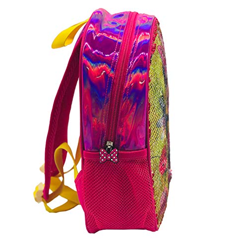 Disney Mochila con Lentejuelas Reversibles, Unisex niños, Multicolor, 24x30x9