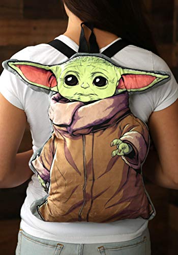 Disney Star Wars Mandalorian"The Child" Baby Yoda 3D Plush Unisex Backpack 16"