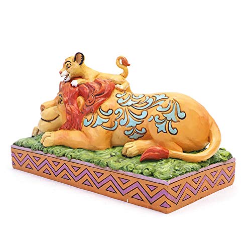 Disney Traditions, Figura de Simba y Mufasa de "El Rey León", para coleccionar, Enesco