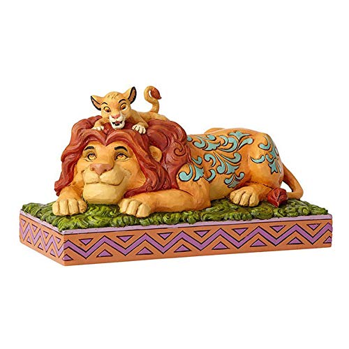 Disney Traditions, Figura de Simba y Mufasa de "El Rey León", para coleccionar, Enesco