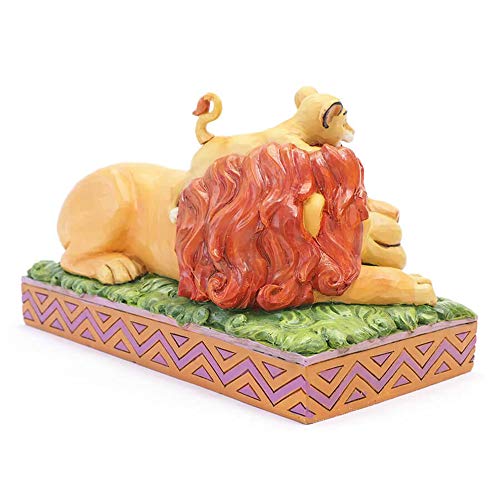 Disney Traditions, Figura de Simba y Mufasa de "El Rey León", para coleccionar, Enesco