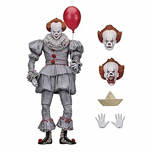 DKMDT Película Movable IT Clown Back To The Soul 2017 Anime Figura de Muñeca de 7 Pulgadas Decoración de Personajes Versión Malvada, Version de Lujo.