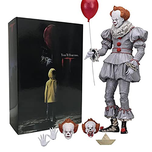 DKMDT Película Movable IT Clown Back To The Soul 2017 Anime Figura de Muñeca de 7 Pulgadas Decoración de Personajes Versión Malvada, Version de Lujo.