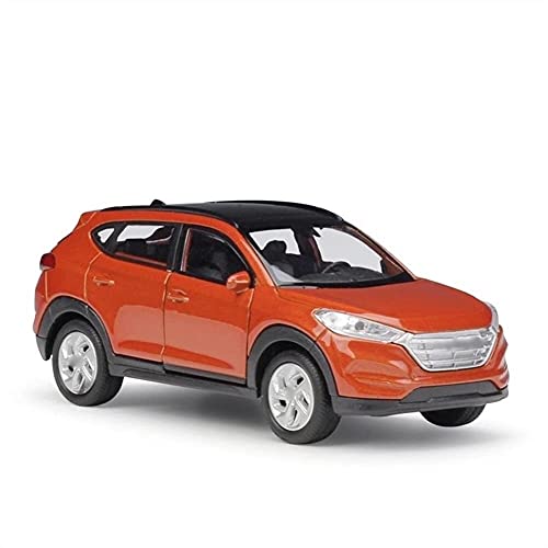 DMDYM Escala 1:36 para Tucson SUV Aleación Modelo Vehículo Fundido Presión Vehículo Juguete Niños Decorar (Color : Orange)