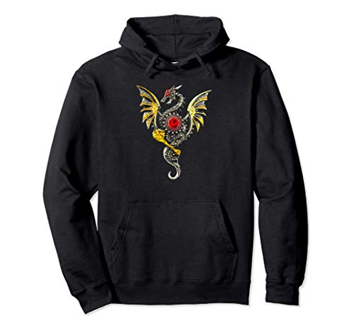 Dragón steampunk Sudadera con Capucha