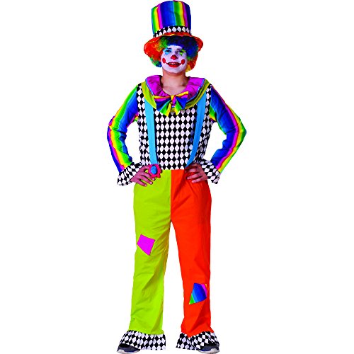 Dress Up America Disfraz de Alegre Payaso para Adulto para Hombre