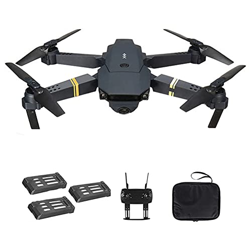 Drone Plegable Mini Drone con Cámara HD De 4K E58 RC Quadcopter WiFi FPV Video En Vivo Altitud Hold Drone Soporte Auto Retorno con 3batteries para Adultos para Niños Principiantes para Niños