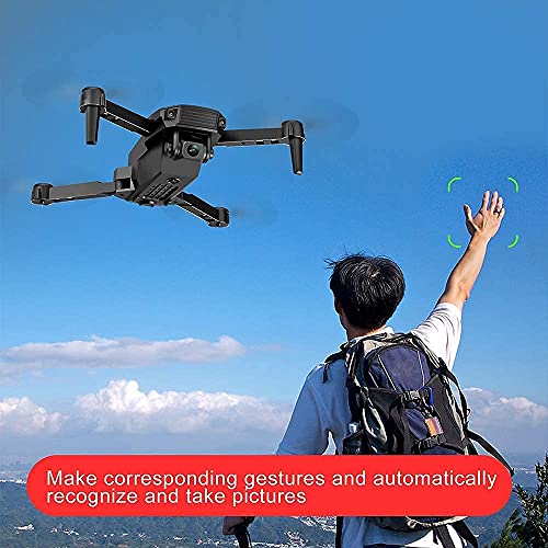 Drone S70 FPV con cámara dual / individual 4K / 1080P para adultos, niños, altura plegable mientras mantiene WiFi Drones Quadcopter para principiantes, control de aplicación Transferencia en tiempo r