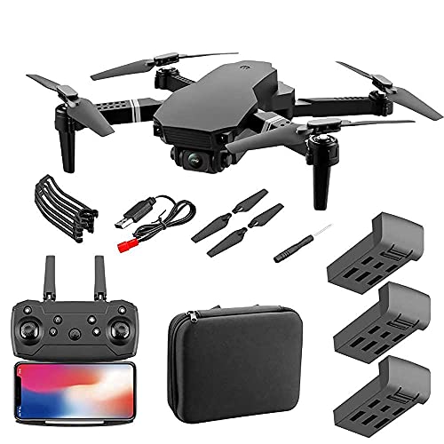 Drone S70 FPV con cámara dual / individual 4K / 1080P para adultos, niños, altura plegable mientras mantiene WiFi Drones Quadcopter para principiantes, control de aplicación Transferencia en tiempo r