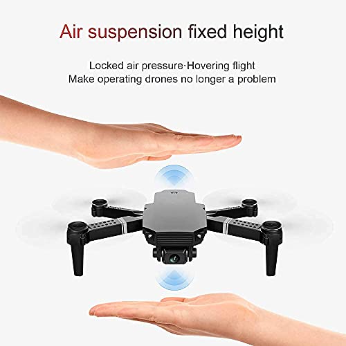 Drone S70 FPV con cámara dual / individual 4K / 1080P para adultos, niños, altura plegable mientras mantiene WiFi Drones Quadcopter para principiantes, control de aplicación Transferencia en tiempo r