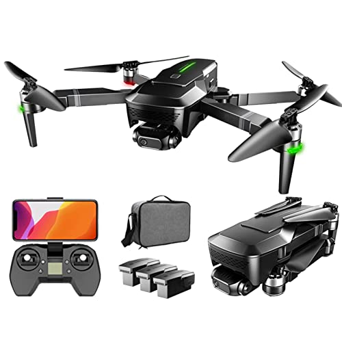 Drones con cámara cardán 4K de 2 Ejes, 90 Minutos de Tiempo de Vuelo GPS 5G WiFi FPV Drones para Adultos, 1 km de Largo Alcance, Drones sin escobillas para Adultos, cuadricóptero RC, Retorno