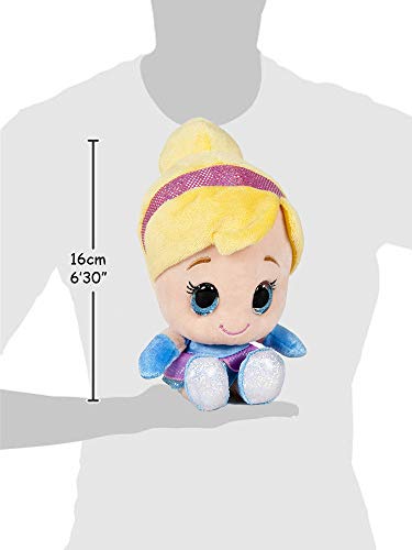 Dsney Famosa Softies - Pack de 2 Peluches Blancanieves y Cenicienta 6'29"/16cm Calidad Super Soft 760015682