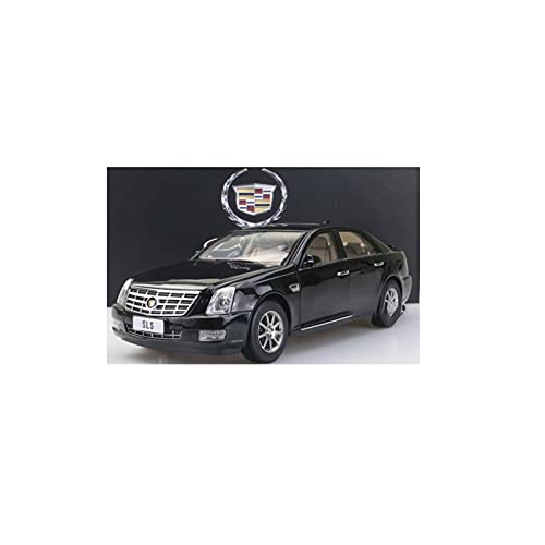 DXZJ Modelo de escala 1/18 para Cadillac SLS Sevilla fundido a troquel para coche, juguetes para niños y niñas, adornos de colección de metal negro, plástico, goma (tamaño: A)