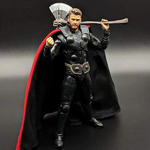 DYB Fting Infinity War Toys - Avengers 3/4 6 Pulgadas Thor Stormbreaker Hammer and Axe Colección de Regalos de cumpleaños para niños - Decoración para el hogar y el automóvil (Color: Axe)