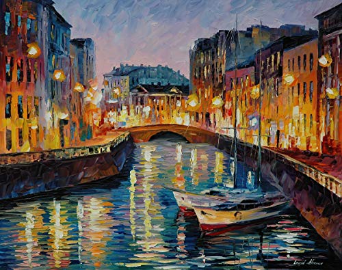 EACHHAHA 1000 Piezas Puzzle,Pintura al óleo de Venecia Puzzles para Adultos, 70x50CM,Rompecabezas de Piso Juego de Rompecabezas y Juego Familiar