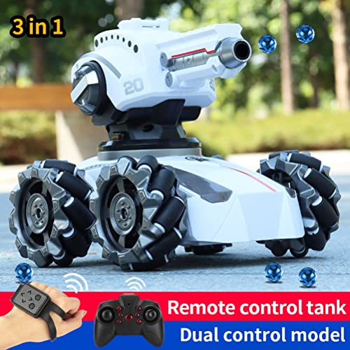 Eastleader Coche de Control Remoto, 3 en 1 Tanque de Bomba de Agua de Control Remoto 4WD con luz LED RC Tank Toy Toy Toy Remoto Control Toys Toys