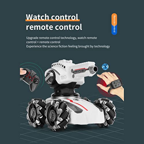 Eastleader Coche de Control Remoto, 3 en 1 Tanque de Bomba de Agua de Control Remoto 4WD con luz LED RC Tank Toy Toy Toy Remoto Control Toys Toys