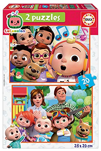 Educa 19137 Cocomelon. 2 Puzzles Infantiles de 20 Piezas. + 36 Meses, Multicolor