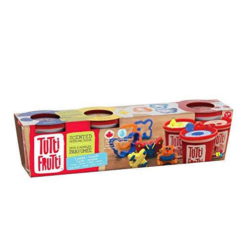 Educa Borras - Plastilina Tutti Frutti Kit de rojo, azul y amarillo,3 masas moldeables (17528)