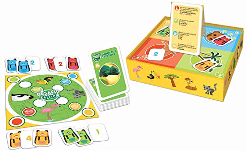 Educa - Desafio Quiz-Animales y Naturaleza Juego de Mesa, Multicolor (18219)