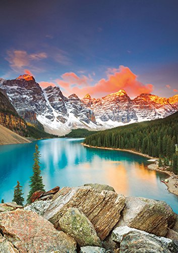 Educa - Lago Moraine, Banff National Park, Canadá Puzzle, 1000 Piezas, Multicolor (17739)