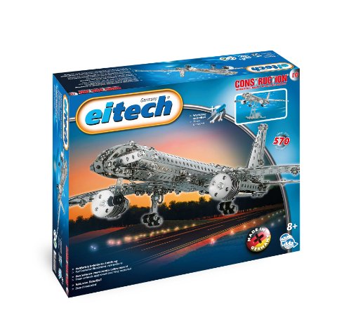 Eitech Eitech-C10 Aviones C10 570pieza(s) -Juegos de construcción (570 Pieza(s), Metálico, Metal, 460 mm, 440 mm, 120 mm), Multicolor, aeronave