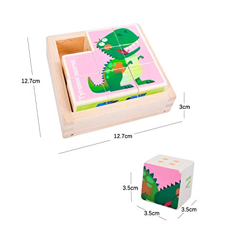 EKKONG Puzzles de Madera for Kids ,Animales Rompecabezas ,Juguetes Bebes, Jigsaw Wooden Puzzles Toy, Juguetes Montessori Puzzles,Juguetes niños 1 año 2 3 4 5 6 años , Best Birthday&Navidad Present