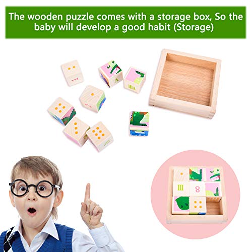 EKKONG Puzzles de Madera for Kids ,Animales Rompecabezas ,Juguetes Bebes, Jigsaw Wooden Puzzles Toy, Juguetes Montessori Puzzles,Juguetes niños 1 año 2 3 4 5 6 años , Best Birthday&Navidad Present