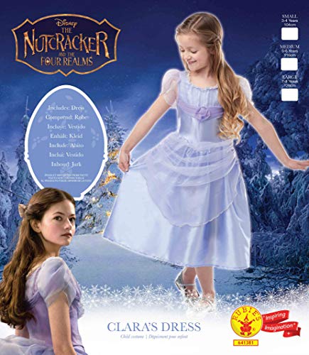 El Cascanueces - Disfraz de Princesa Clara para niña, infantil 3-4 años (Rubie's 641381-S)