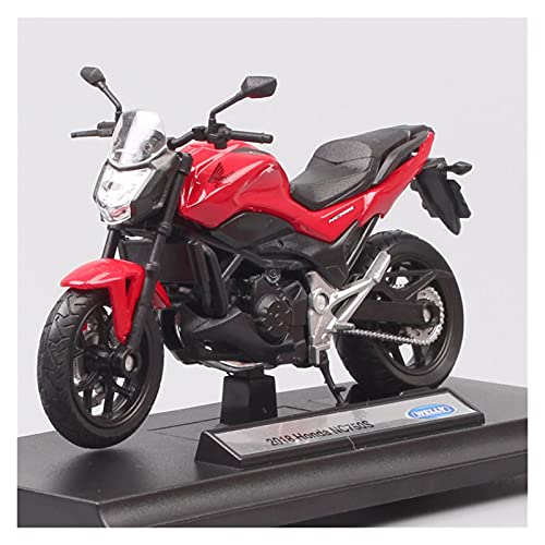 El Maquetas Coche Motocross Fantastico 1/18 para 2018 Honda NC750S Diecast Y Vehículos Juguete Modelo Motocicleta En Miniatura Regalo De Moto Favoritos De Pasatiempos Regalos Juegos Mas Vendidos