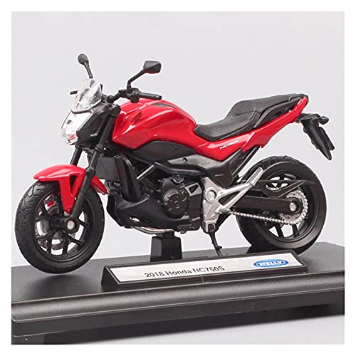 El Maquetas Coche Motocross Fantastico 1/18 para 2018 Honda NC750S Diecast Y Vehículos Juguete Modelo Motocicleta En Miniatura Regalo De Moto Favoritos De Pasatiempos Regalos Juegos Mas Vendidos