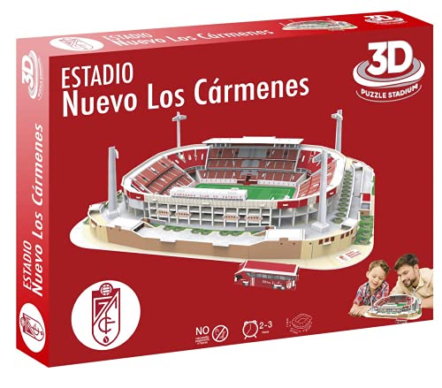 Eleven Force-EF-10841 Puzzle Estadio 3D Nuevo los Cármenes, Multicolor (10841)